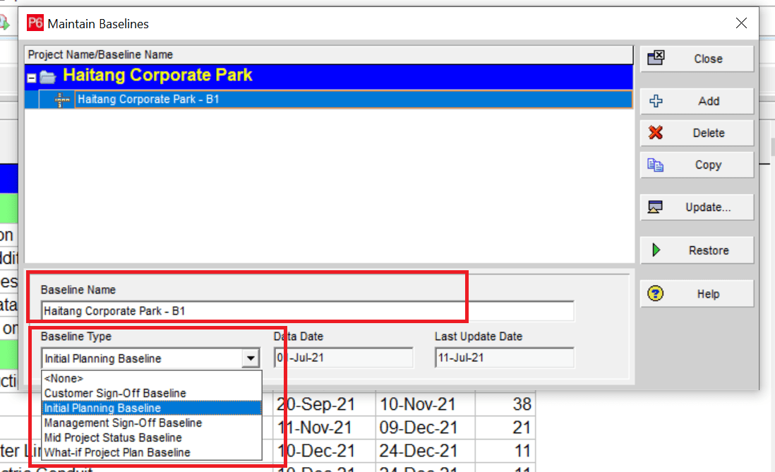 Baseline-Schedule-3