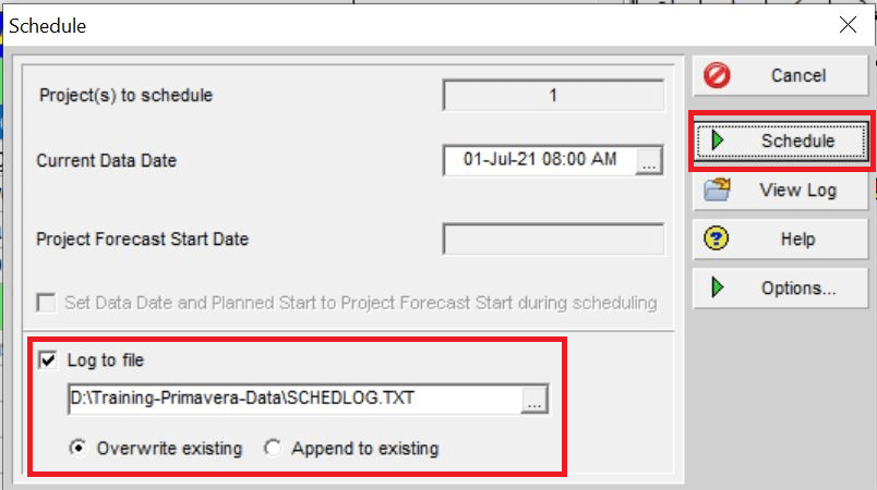 Scheduling-Primavera-6