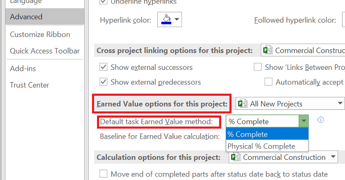 Earned-value-method