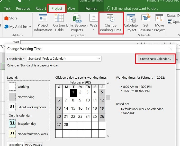 Create-Project-Calendar