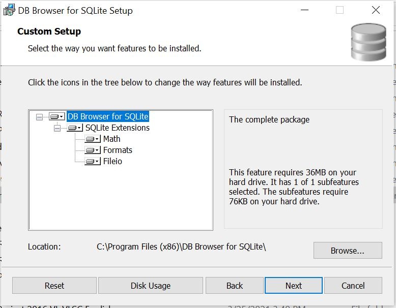 Install-SQLite-4